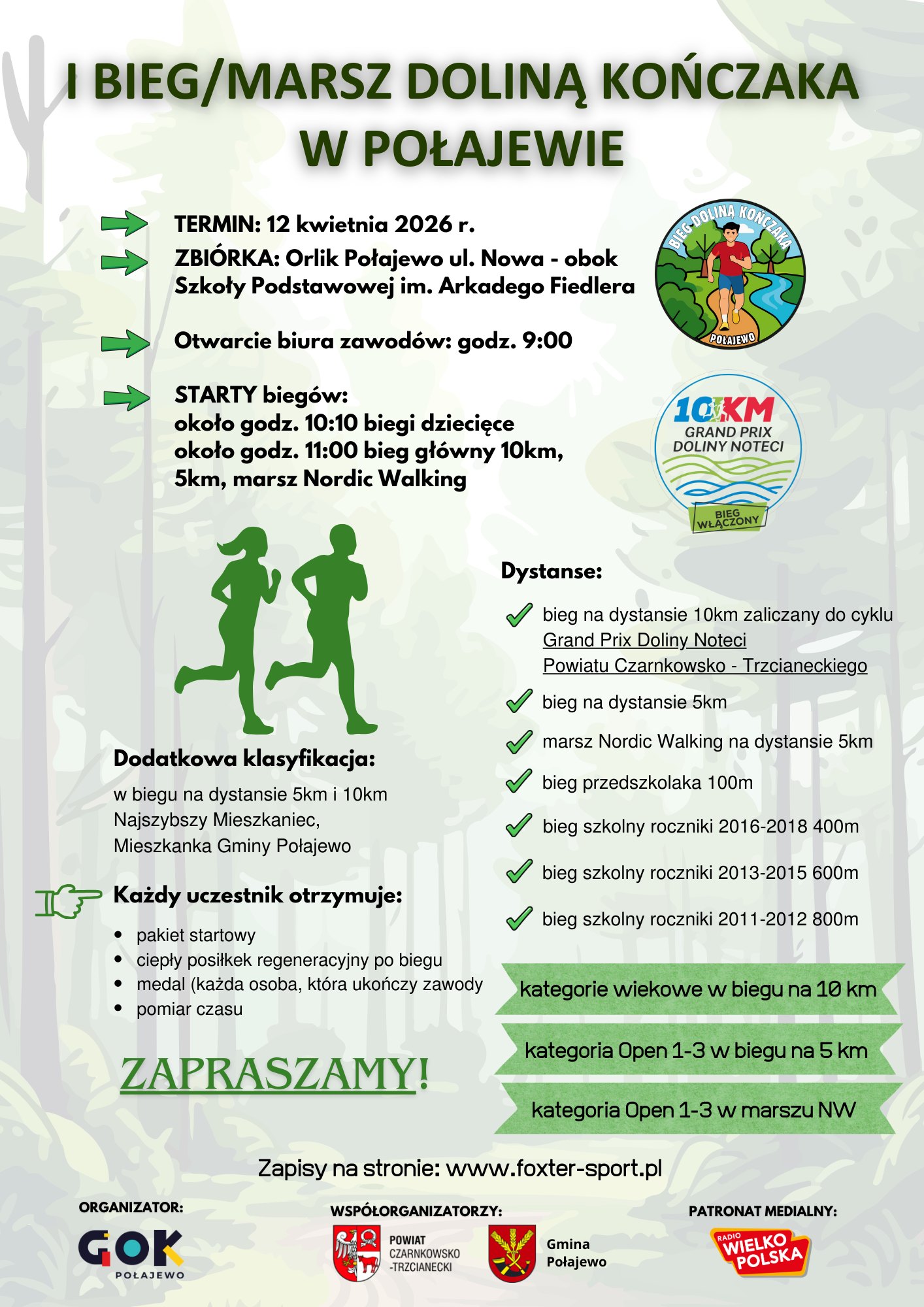 Bieg Doliną Kończaka