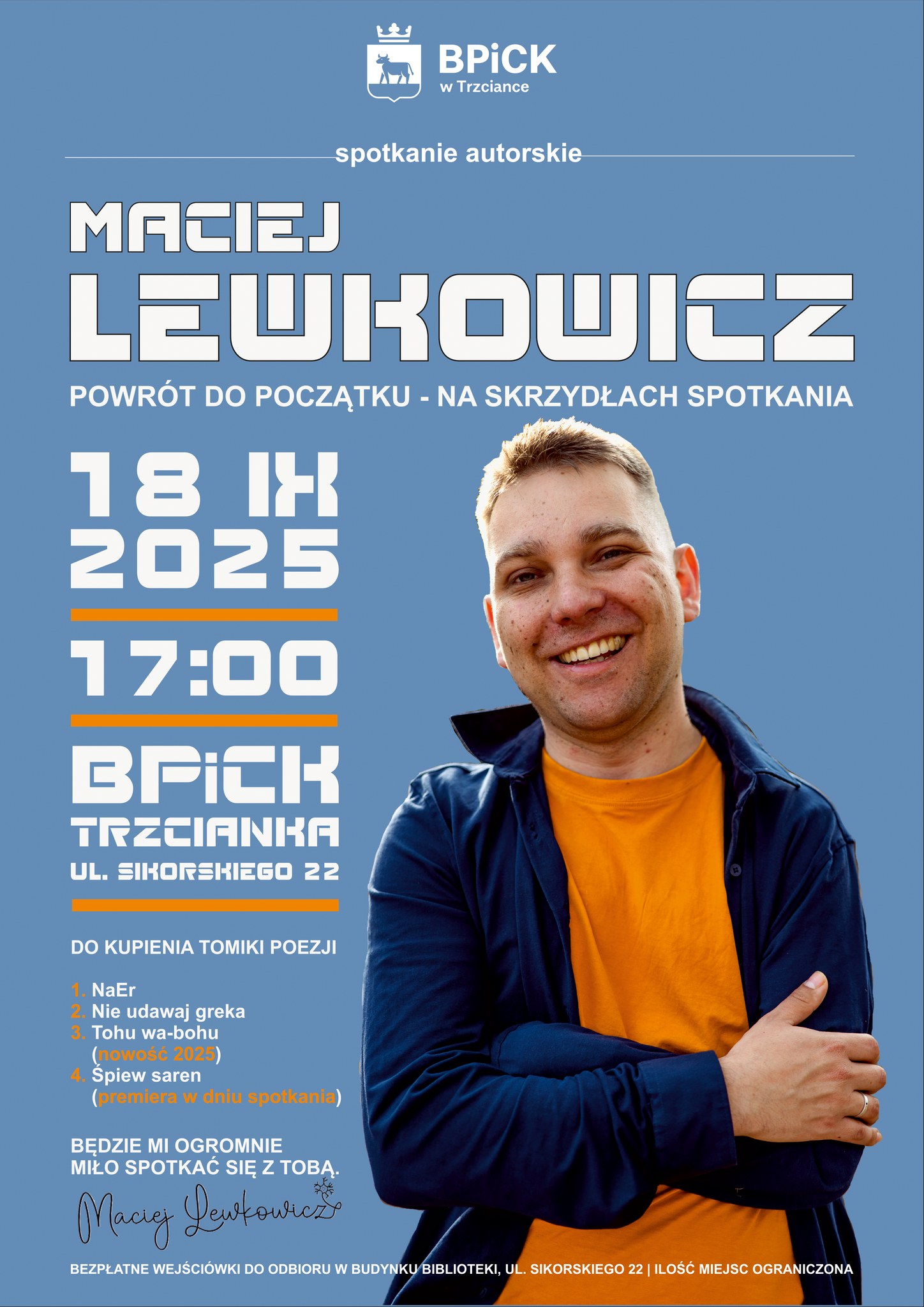 BPICK w&nbsp;Trzciance ŁUKASZ KOWALONEK SZKOCJA W MOIM OBIEKTYWIE WERNISAŻ: 17 IX 2025 GODZ. 17:00 TRZCIANKA BIBLIOTEKA PUBLICZNA I CENTRUM KULTURY BUDYNEK CIS PL. POCZTOWY 25  ZWIEDZANIE WYSTAWY: 18 IX- 17 X 2025 GODZ. 9:00-19:00 OPR&Oacute;CZ WEEKEND&Oacute;W WSTĘP WOLNY